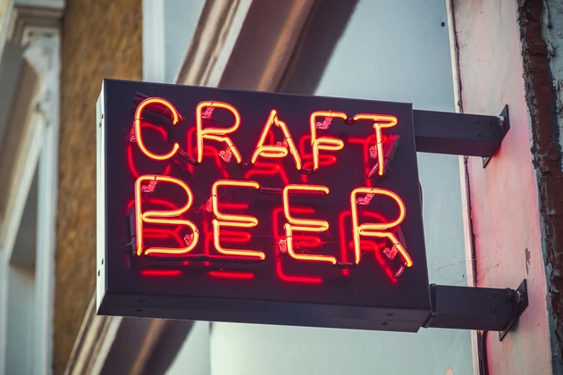 Neon sign for craft beer in East London